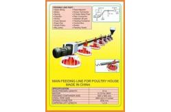China Raising Chicken Feeding Line Steel PP Poultry Pan Feeding System supplier