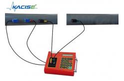 China Clamp On Handheld Ultrasonic Flow Meter No Pipe Cutting With Built In Printer supplier