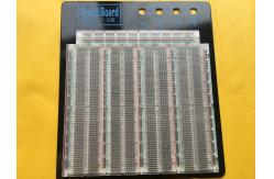 China Clear Plastic Electronics Breadboard 3220 Points 2.54mm Line Spacing Pitch supplier
