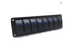 China 24V 20A Waterproof Switch LED Boat Electricals Rocker Switch Panel supplier