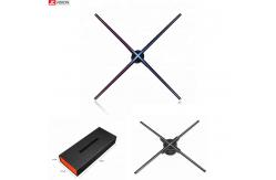 China JCVISION 3D Holographic Display 65cm Wifi Fan 3D Hologram AD LED Fan supplier
