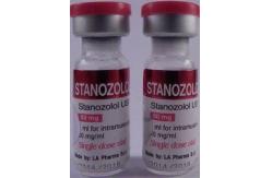 China Custom LA Pharma Winstrol 10ml Vial Labels With Red Laser Effect Top supplier