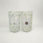 Kraft Paper Bag Tea Bags Packaging For Resealable Stand Up Pouches for sale