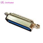 36 Pin Solder male Plug Centronic Connector with Hex Head Screws Certified UL for sale