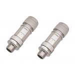 Zinc Alloy Shell Circular Wire Connector M12 8 Pin Male Ethernet Connector Assembly for sale