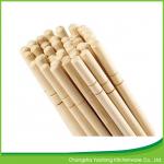 23cm Customized Round Bamboo Chopsticks Disposable With OPP Wrapper for sale