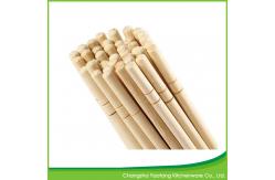 China 23cm Customized Round Bamboo Chopsticks Disposable With OPP Wrapper supplier