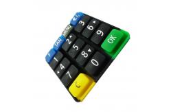 China Customize High Quality Silicone Rubber Membrane Keypad Button Keycaps supplier