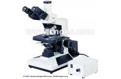 China 40X - 1000X Biological Microscope 12V / 50W Halogen Lamp With CE A12.0202 supplier