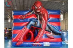 China Inflatable Combo Castle Spiderman Bouncy House With Slide supplier