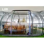 Transparent Crystal Dome House With Aluminum Alloy Structure And PC Board for sale