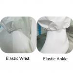 En14126 Disposable Microporous Hooded Coverall with Stick Strip Free Sample