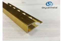 China Ceramic Tiles Decorative Aluminum Trim With Polishing Surface Treatment supplier