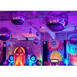 Giant Double Layer Sliver PVC Inflatable Mirror Ball Inflatble Mirror Balloon For Event Decoration for sale