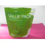 Recycled Laminated Green Stand Up Pouch Bag k for Facial Cream for sale