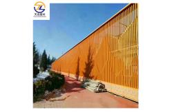 China U Shaped Aluminum Cube Custom Sizes Wooden Acp Panel PE Coating supplier