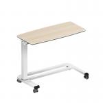 Manual Height Adjustable Standing Desk Single Column Gas Lifting