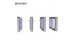 China QR Code Reader sus304 RS485 Access Control Turnstile Gate 100w supplier
