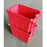 Stacking Nesting Solid Plastic Tote Box Standard Size 600*400mm