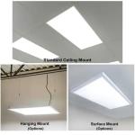 600x1200mm LED Flat Panel Light 80 Watt With Aluminum Frame Ceiling Panel Light for sale