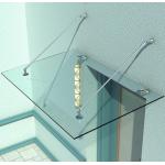 Anti Impact Soundproof Polycarbonate Window Awnings for sale