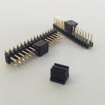 Double Row 1.27mm Pitch SMT Pin Header Connectors 40 Pin Female Header for sale