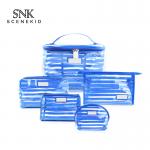 Custom Clear Toiletry Transparent Travel PVC Cosmetic Bag for sale