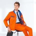 Wear resistant Anti Shrink Mechanic Work Uniforms Long Sleeve for sale