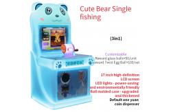 China Arcade Games Video Simulator Token Coin Push Operated Single player Fishing Game supplier