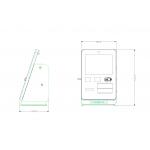 Custom Dustproof , Waterproof Payment Wall Mounted Electronic Kiosk With LCD Monitor