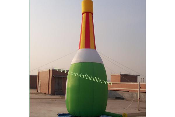 Inflatable bottle model carton character , inflatable bootle shape, advertising bottle