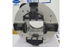 China CNC Lathe Chuck Four Jaw Pneumatic Chuck For Laser Pipe Cutting Machine supplier