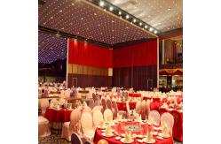 China Banquet Hall Soundproof Sliding Room Folding Acoustic Movable Wooden Partition Wall supplier