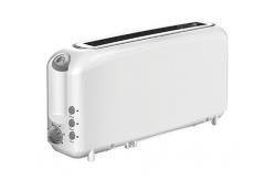 China Reheat Function Toasters 4 Slice Long Slot Toaster White For Kitchen supplier