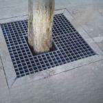Sidewalks Fiberglass Grating Tree Cover Rectangular And Square Shape Density Tree Grate