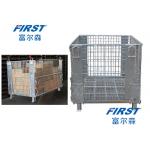 Wire mesh container used in storing goods in warehouse for sale