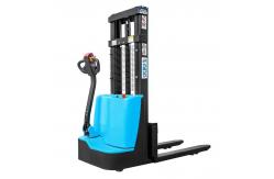China Industrial  Power Electric Stacker Forklift 2000lbs Capacity Automatic pallet stacker lift supplier