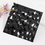 Black Stamped Embossed Stainless Steel Sheet 0.8 Mm Thickness GB Standard for sale