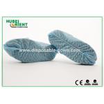 One Time Use Odorless Nonwoven Shoe Covers With Elastic Ankle for sale