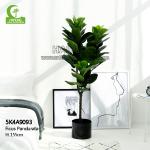 Factory Wholesale 155cm Artificial Silk Fiddle Leaf Fig Tree Green Plant For Indoor Decor for sale