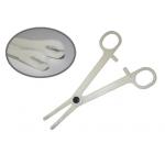 White Disposable Sponge Forceps Slotted for sale