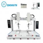 200°C-400°C Temperatur Control Double Heads Double Stations Fully Automatic Tin Soldering Machine for sale