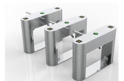 China QR Barcode Biometric Fingerprint Tripod Turnstile Gate For Pedestrian supplier