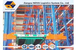 China Remote Control Shelves Radio Shuttle Storage , Shuttle Warehouse Drive In Racking supplier