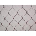 Ferruled 1.5mm 1.6mm Stainless Steel Wire Rope Mesh For Zoo Animals Enclosure for sale