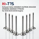 Diesel Engine Exhaust Valve for Scania DC9 DC13 DC16 Diesel Engine Spare Parts 2026052 2032823 for sale