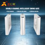 HCW Electronic magnet Control Swing Barrier Turnstile Gate For Access Control for sale