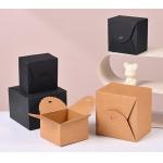 Gift Box Packaging Box Custom Color Paper Box Square White Buckle Bottom Box Customize for sale