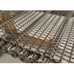 High Temperature Metal Chain Link Wire Mesh Conveyor Belt For Food Industry for sale