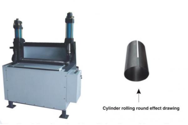 cylinder rolling machine used in the fabrication of metal structures
